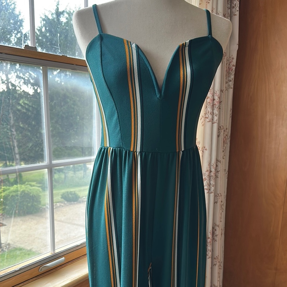Express (NWT)- Stripped & Strappy Jumpsuit - Picture 6 of 11